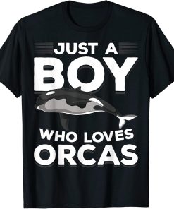 Animal Lover Orca Ocean Animal Lover Boys Killer Whale T-Shirt