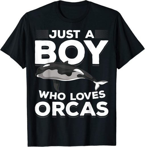 Animal Lover Orca Ocean Animal Lover Boys Killer Whale T-Shirt